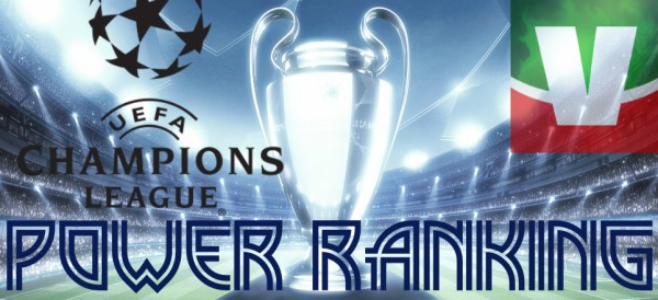 Champions League 2015/16: il Power Ranking
