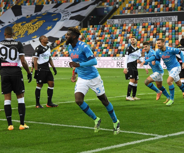 Serie A - Bakayoko al 90’ regala i tre punti al Napoli: 1-2 all’Udinese