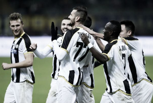 Risultato Udinese 3-1 Novara in Coppa Italia 2015/16: i friulani passano il turno