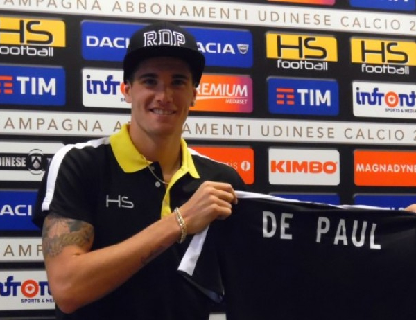Udinese - De Paul: "Vedo un gruppo molto compatto e che sta lavorando bene"