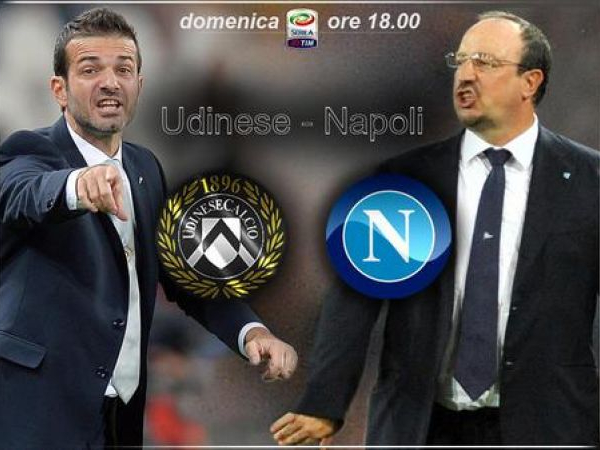 Live Udinese - Napoli in Serie A