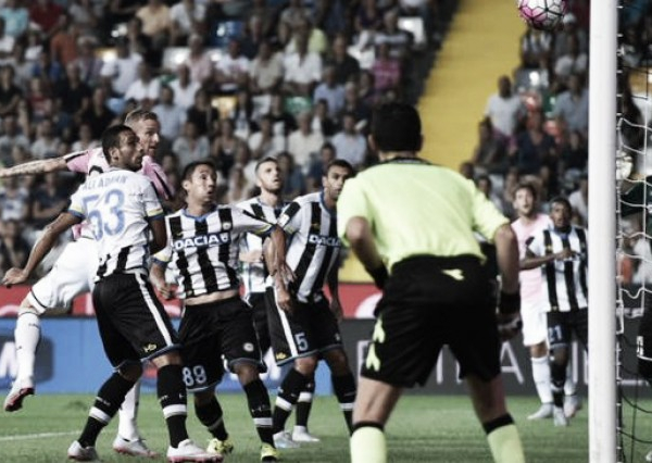 Palermo Vs Udinese in Serie A 2015/16 (4-1)