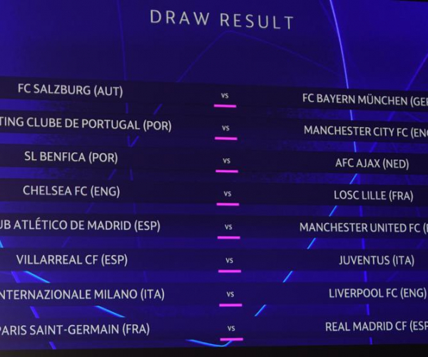 Real Madrid to face PSG after UEFA Champions League round of 16 draw