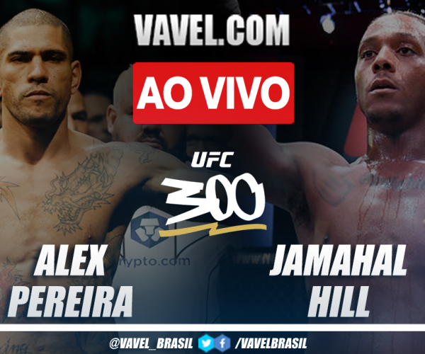 Resumo de Alex Pereira x Jamahal Hill no UFC 300