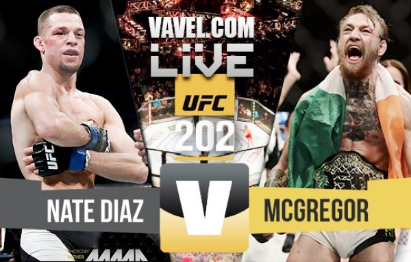 Resultado luta Nate Diaz x McGregor na UFC 202