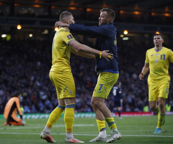Ukraina Menang 3-1 atas Skotlandia di Playoff Piala Dunia 2022