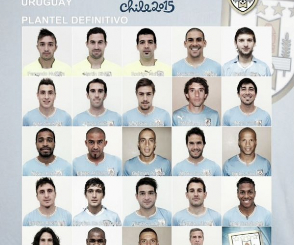 Coppa America 2015: la lista definitiva del l'Uruguay