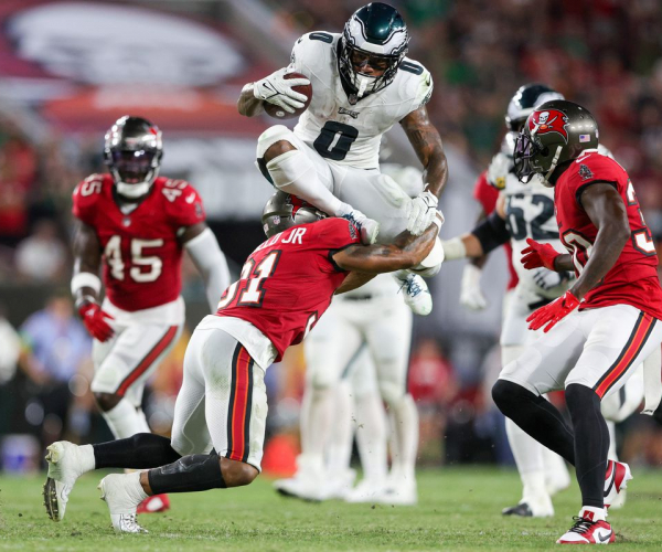 Philadelphia Eagles 9-32 Tampa Bay Buccaneers NFL Playoffs 2024 recap and points.