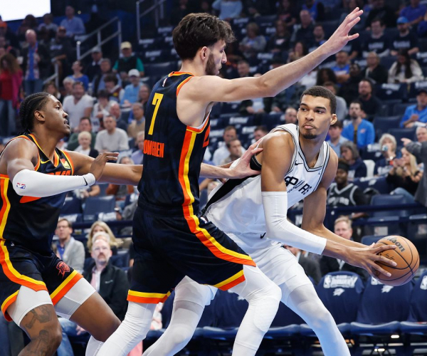 Baskets and Highlights: San Antonio Spurs 114-140 Oklahoma City Thunder in NBA 2024