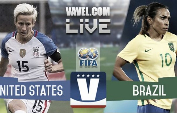 Result USA 4-3 Brazil in 2017 Tournament of Nations