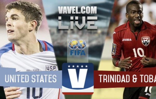 Result and Goals USA 2- 0 Trinidad and Tobago in 2018 CONCACAF World Cup Qualifying