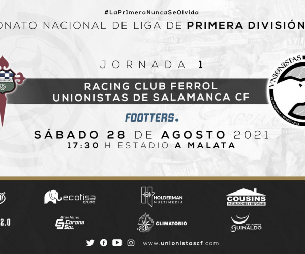 Previa Racing Ferrol vs Unionistas CF: estreno en Primera
RFEF con ilusión