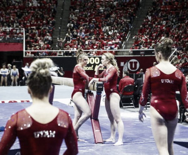 NCAA Gymnastics: Utah edge UCLA in a highly charged meet