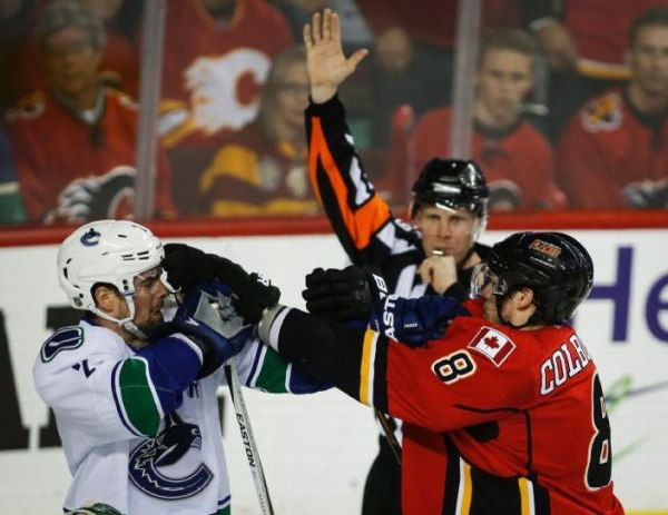 Sam Bennett Lifts Calgary Flames To Game Three Win Over Vancouver Canucks