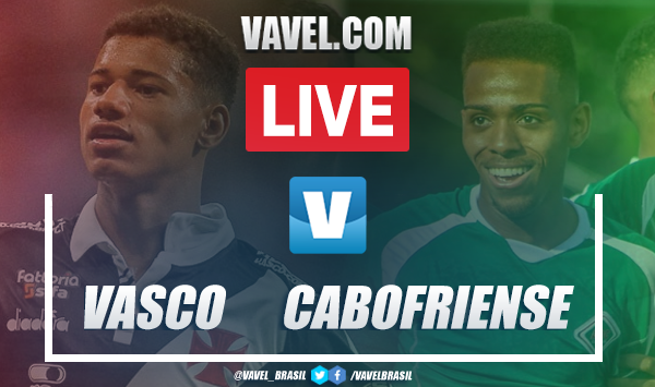 Vasco x Cabofriense AO VIVO pelo Campeonato Carioca (0-0)