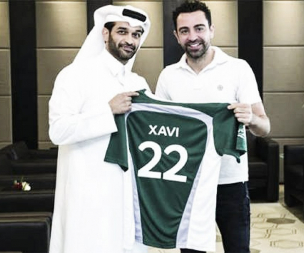 Há dois anos e meio no Catar, Xavi Hernández é anunciado como embaixador da Copa de 2022