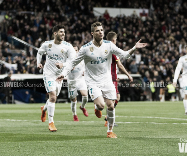 Imparável: Cristiano Ronaldo faz quatro, e Real Madrid supera Girona em jogo de nove gols