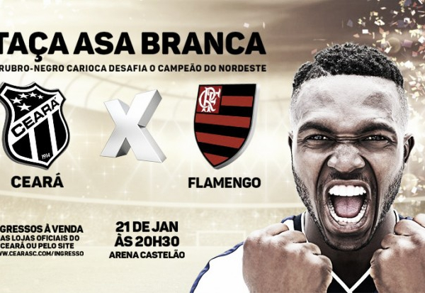 Com promessa de casa cheia, Ceará e Flamengo se enfrentam pela Taça Asa Branca