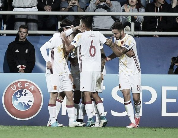Espanha é mais eficiente, vence Portugal e avança às semifinais do Europeu Sub-21
