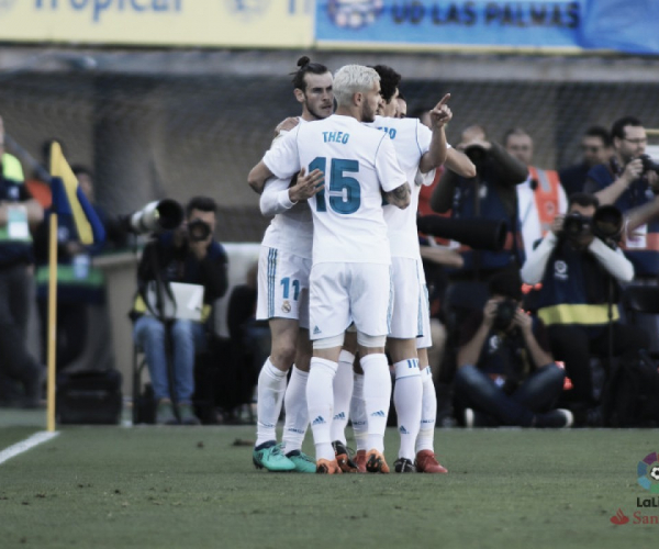 Bale brilha, e mistão do Real Madrid vence desesperado Las Palmas