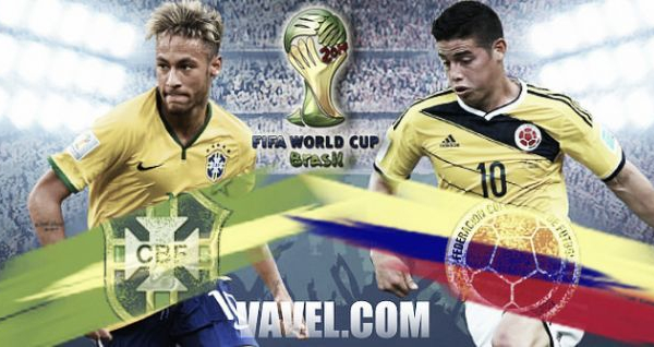 Brasile - Colombia, sogni di gloria