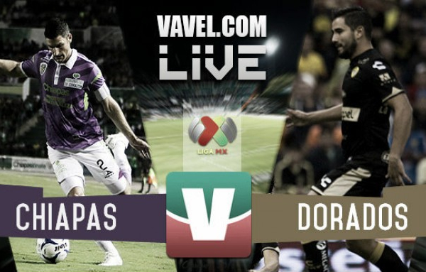 Resultado Jaguares Chiapas - Dorados en Liga MX 2016 (1-0)