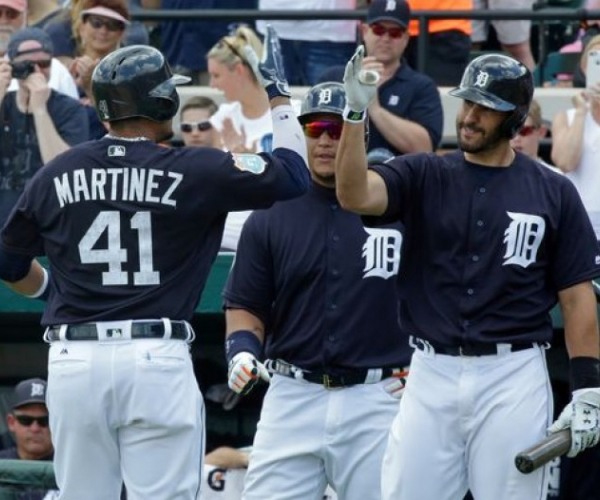 Detroit Tigers Hit Five Home Runs, J.D. Martinez Slugs Three, To Defeat New York Yankees