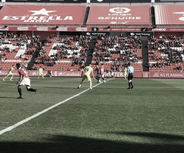 Nàstic - Villarreal B (0-1): El mejor visitante de la categoría no falla