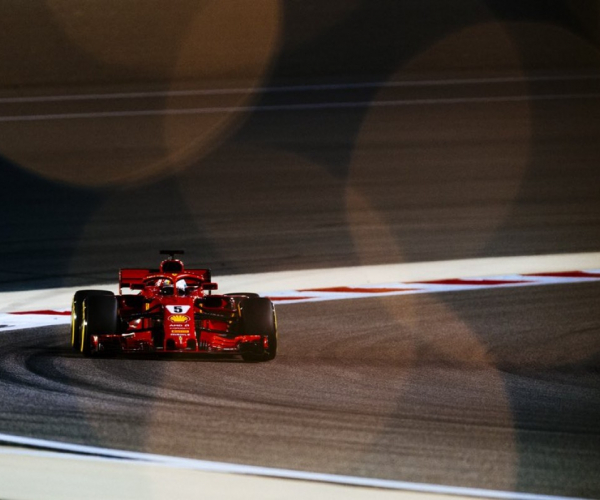 F1, Gp del Bahrain - Vettel celebra la vittoria: "Gara incredibile!"