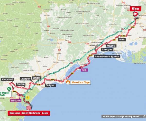 Vuelta 2017, la presentazione della 2° tappa: Nîmes – Gruissan, occasione per i velocisti