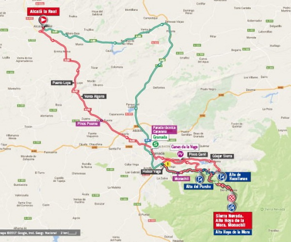 Vuelta a España 2017, 15^ Tappa: Alcala La Real – Sierra Nevada. Alto Hoya de la Mora, si decide la corsa?