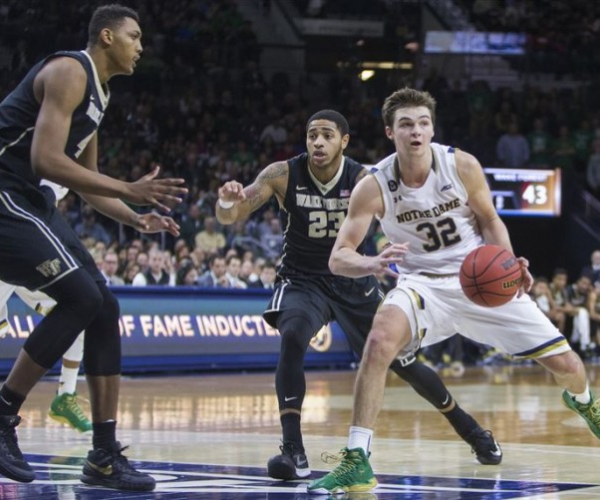 Notre Dame Fighting Irish - Wake Forest Demon Deacons Live Updates And Scores Of 2016 College Basketball (69-58)