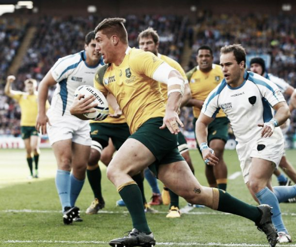 Copa Mundial de Rugby 2015: con la mente puesta en el duelo frente a Inglaterra, Australia goleó a Uruguay