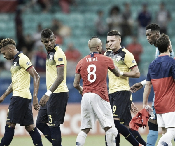 Chile lidera el grupo C de la Copa América tras derrotar a Ecuador