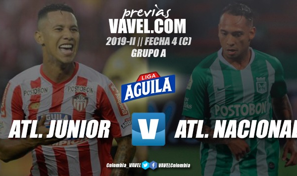 Previa Junior de
Barranquilla vs. Atlético Nacional: duelo de necesitados