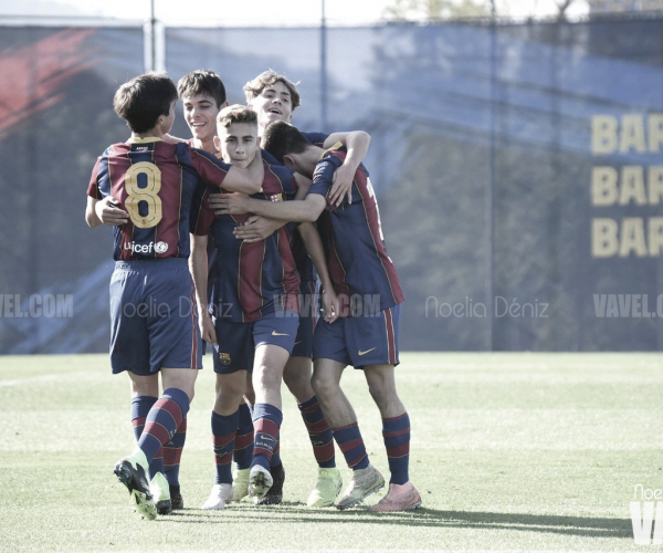 El FCB
Juvenil B toma el liderato tras golear al Nàstic de Tarragona