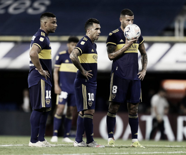 Boca empató  frente a Gimnasia en el primer partido de Liga 