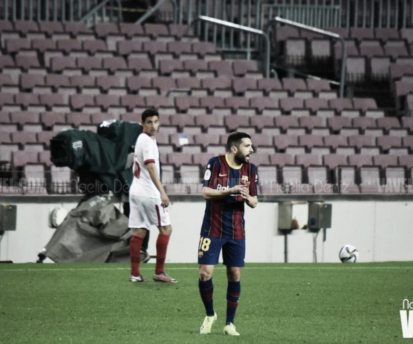 Jordi Alba: “Si no ganábamos hoy, la temporada se habría hecho larga”