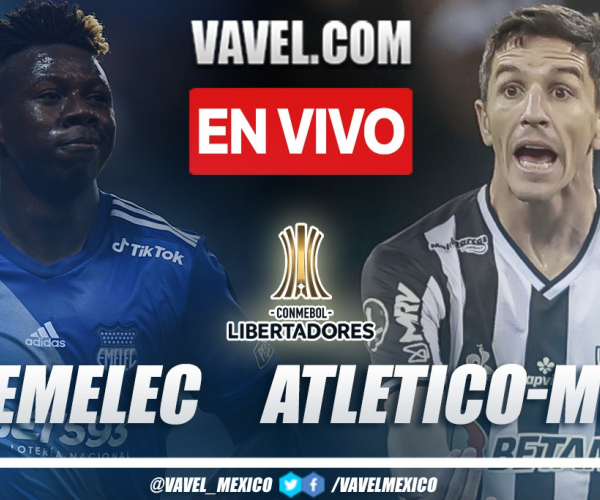 Resumen y goles: Emelec 1-1 Atlético Mineiro en octavos de final (ida) por Copa Libertadores