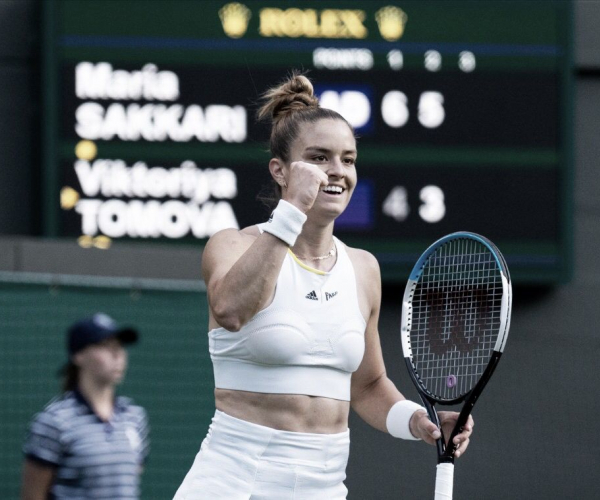 Sakkari despacha Tomova e avança em Wimbledon