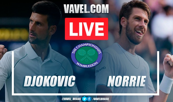 Melhores momentos Novak Djokovic x Cameron Norrie em Wimbledon (3-1)