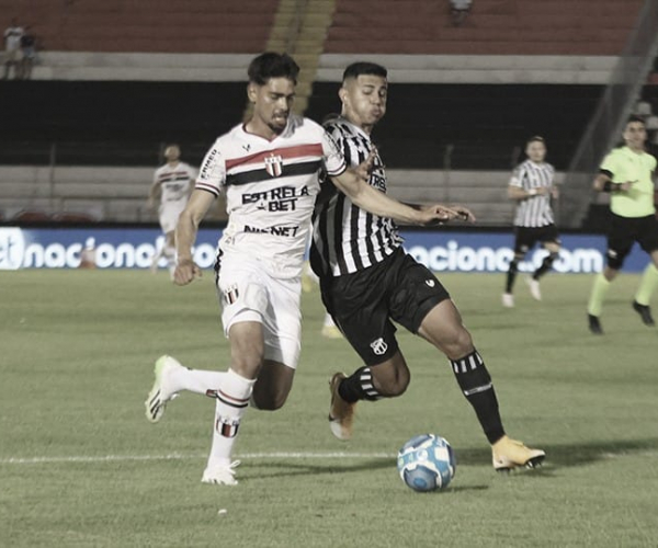 Em jogo movimentado com disputa por posições na Série B, Botafogo-SP e Ceará empatam em Ribeirão Preto