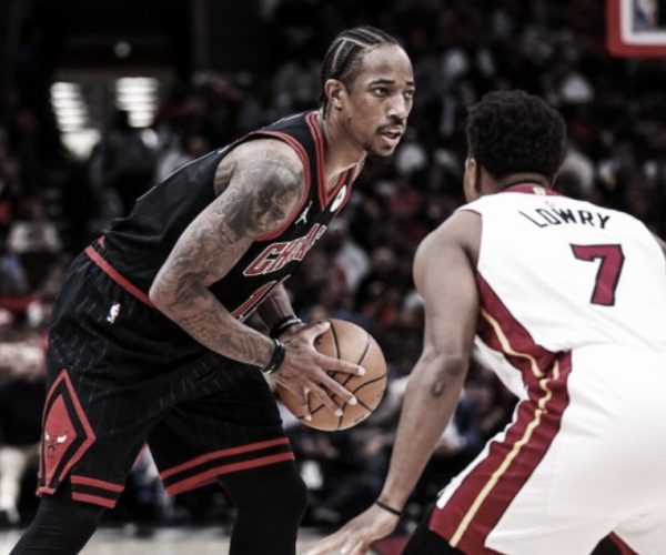 Pontos e melhores momentos Chicago Bulls 100-118 Miami Heat na NBA