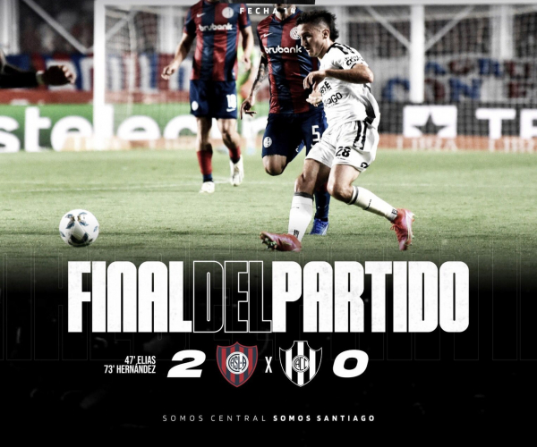 Central Córdoba perdió 2-0 contra San Lorenzo