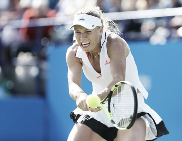 WTA Eastbourne: Caroline Wozniacki advances to fifth semifinal at Devonshire Park