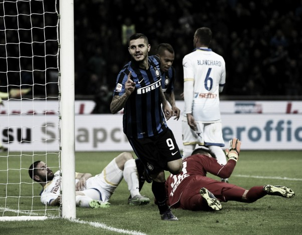 Risultato finale Frosinone - Inter in Serie A 2016 (0-1): Frosinone sfortunato, all'Inter basta Icardi