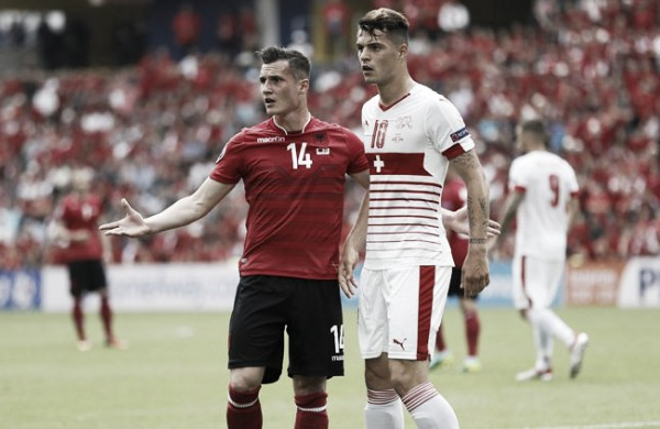 Granit Xhaka admits battle with his brother at Euro 2016 was "bizzare"