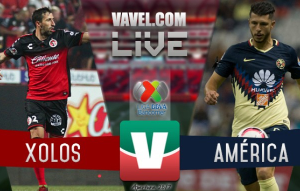 Resultado y goles del Xolos 1-1 América en la Liga MX 2017