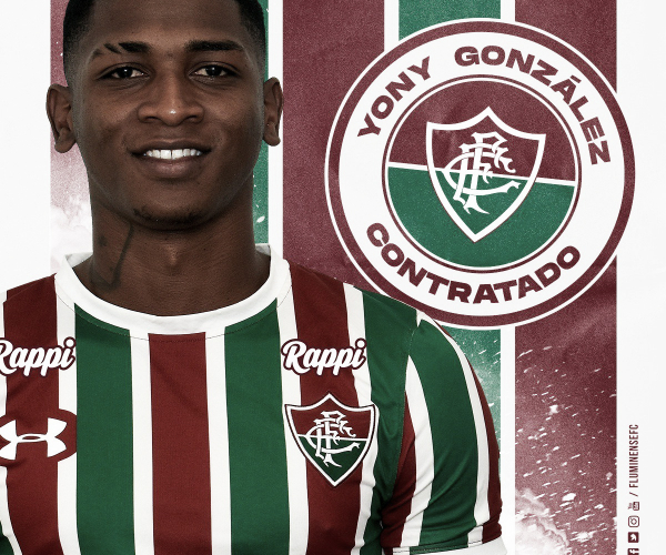 Fluminense anuncia contratação do atacante colombiano Yony González 