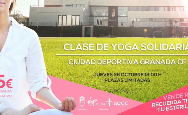 El Granada CF y la AECC organizan una clase de yoga solidaria